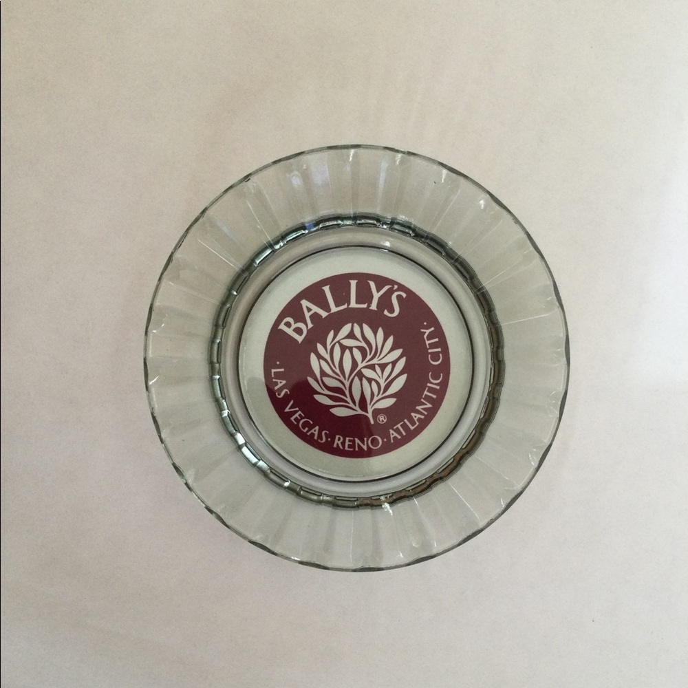VTG Ashtray Bally’s Glass Atlantic City, Reno, Las Vegas